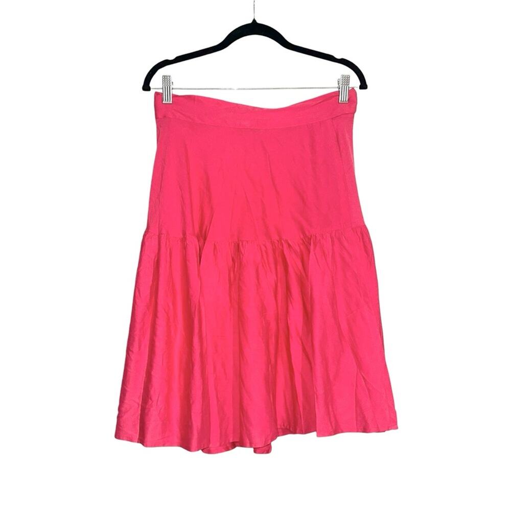NWT FRNCH Fuchsia Pink Wrap Skirt S/M